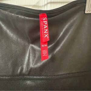Spanx faux leather leggings